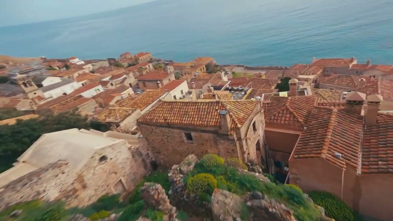 Monemvasia from Above | Stunning Drone Footage