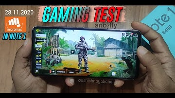 Micromax In Note 1 🔥  Gaming Test, Call of Duty are running like Butter chicken !