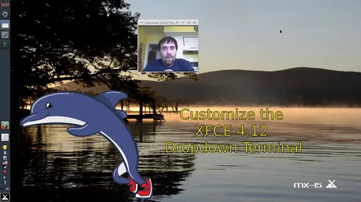 Customize the XFCE 4.12 Dropdown Terminal (xfce4-terminal)