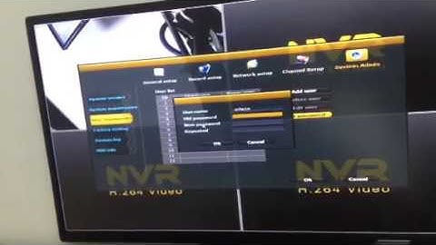 ANNKE CCTV DVR admin password reset model NW41V