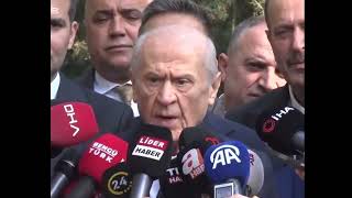 Devlet Bahçeli Teröristbaşı Apoya Kurucu Önder Öcalan Dedi Çeli