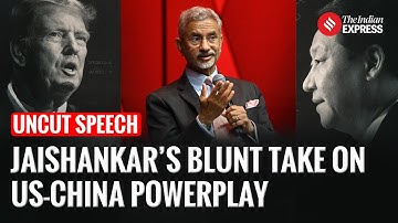 US–China Power Clash: Jaishankar Warns India Must Gear Up | IIM Calcutta |