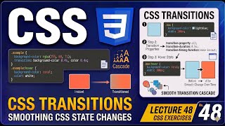 CSS Transition Tutorial: Animate Width, Color, and More! | Lecture 48