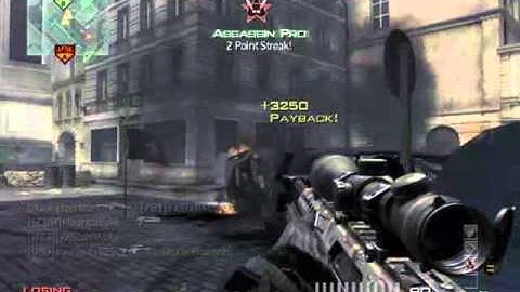 MW3 Kill Feed with Barret