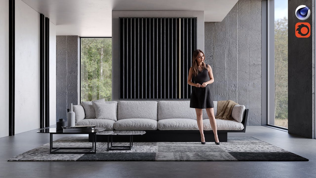 Virtual Location 007 | Cinema 4D + Corona scene