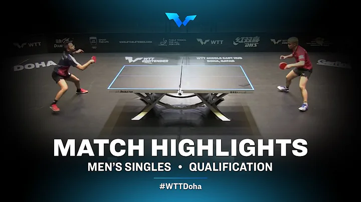 Al Mohannadi Ahmad Khalil vs J. Hazin | WTT Contender Doha 2021 | Men's Singles | QUAL Highlights