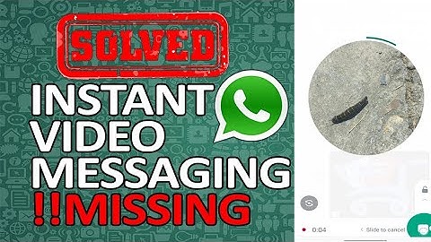 Fixed 100%: How Enable Missing WhatsApp Instant Messages On WhatsApp | Video Messages Not Working