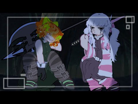 "What was that sound.." / KNY / 🍃 / OCS / ft. @Rizzytodo69, zio and demon oc / 🌸
