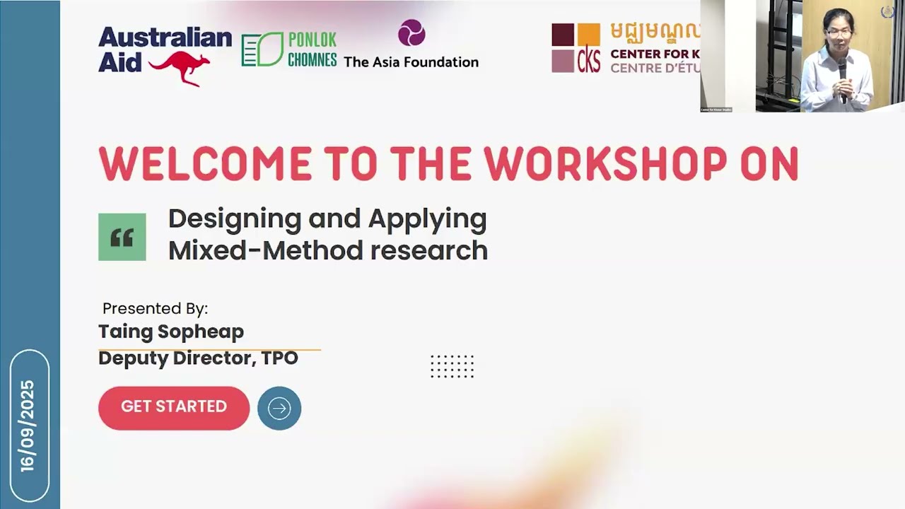 [Hybrid Workshop] Designing and Applying Mixed-Method Research: Principles, Strategies, and Insights