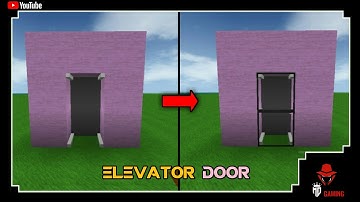 ⬜ mini block craft 3d || how to make a elevator door in mini block craft