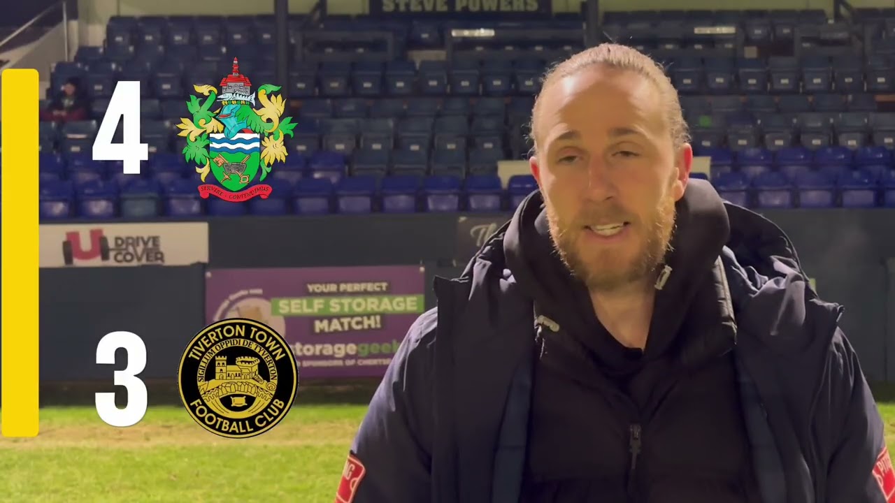 POST MATCH INTERVIEW | CHERTSEY TOWN 4-3 TIVERTON TOWN