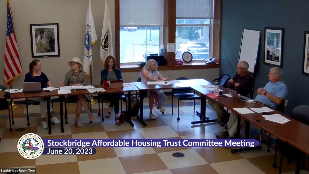 Stockbridge Affordable Housing Trust Committee Meeting, June 20, 2023