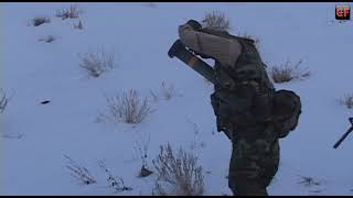 Firing AT4 into cave during Operation Anaconda, Afghanistan 2002