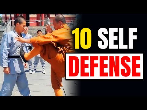 How To Protect Yourself?!👊| 10 Shaolin Kung Fu Self Defense Techniques