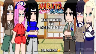 Naruto Friends React to Him and Their Friendships | Naruto🍜🦊 | Crack | leafyaxality