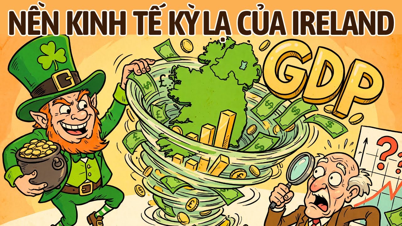 GDP Ireland đánh lừa cả thế giới như thế nào? (Nền kinh tế yêu tinh)