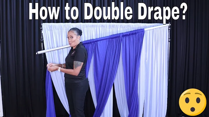 How To Setup A Double Layer Backdrop Tutorial | DIY