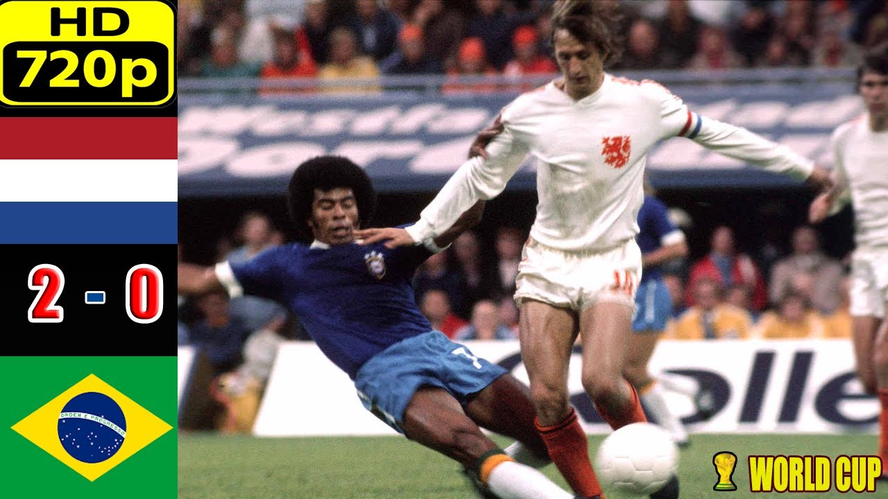 Netherlands vs Brazil 1974 | Highlight World Cup 1974