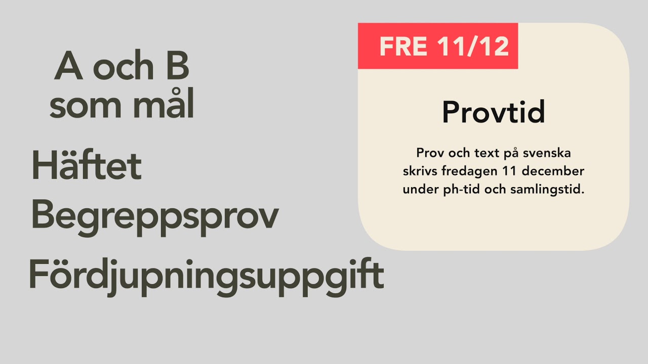 Sista veckorna hösten 2020