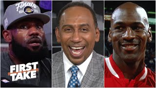 LeBron ‘will NEVER get a vote over MJ from me!’ - Stephen A. | First Take