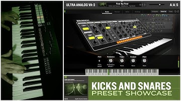 AAS Kicks and Snares showcase—Adam Pietruszko sound pack for Ultra Analog VA-3 and AAS Player