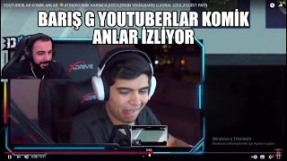 BARIŞ G YASİN ERKAN YOUTUBERLARIN KOMİK ANLARI İZLİYOR