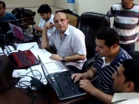 محكمة جنوب القاهرة جانب من التحضير لإنطلاق الموقع الإلكترونى للمحكمة