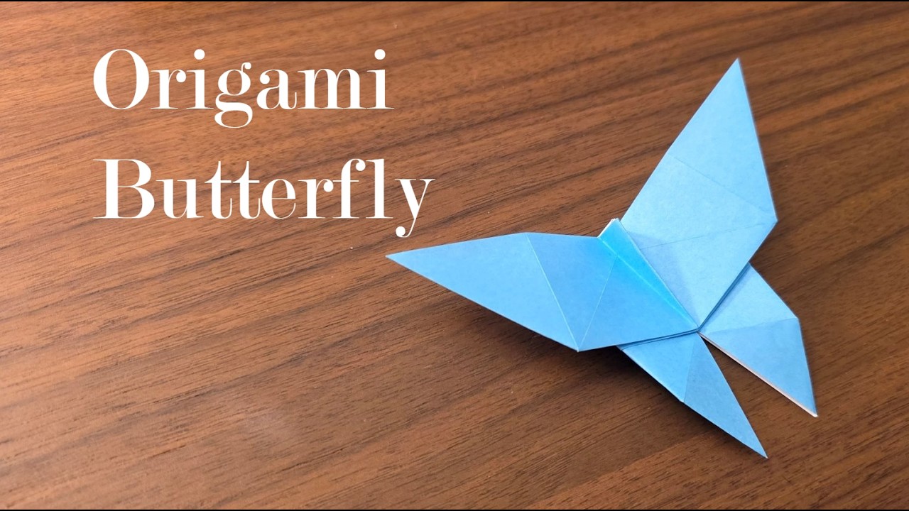 Простая бабочка из оригами 🦋: пошаговый мастер-класс для начинающих | Поделки из бумаги своими ру...