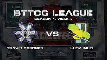 BattleTech TCG Online League Play | Week Two - Travis Gardner vs Luca Muzi