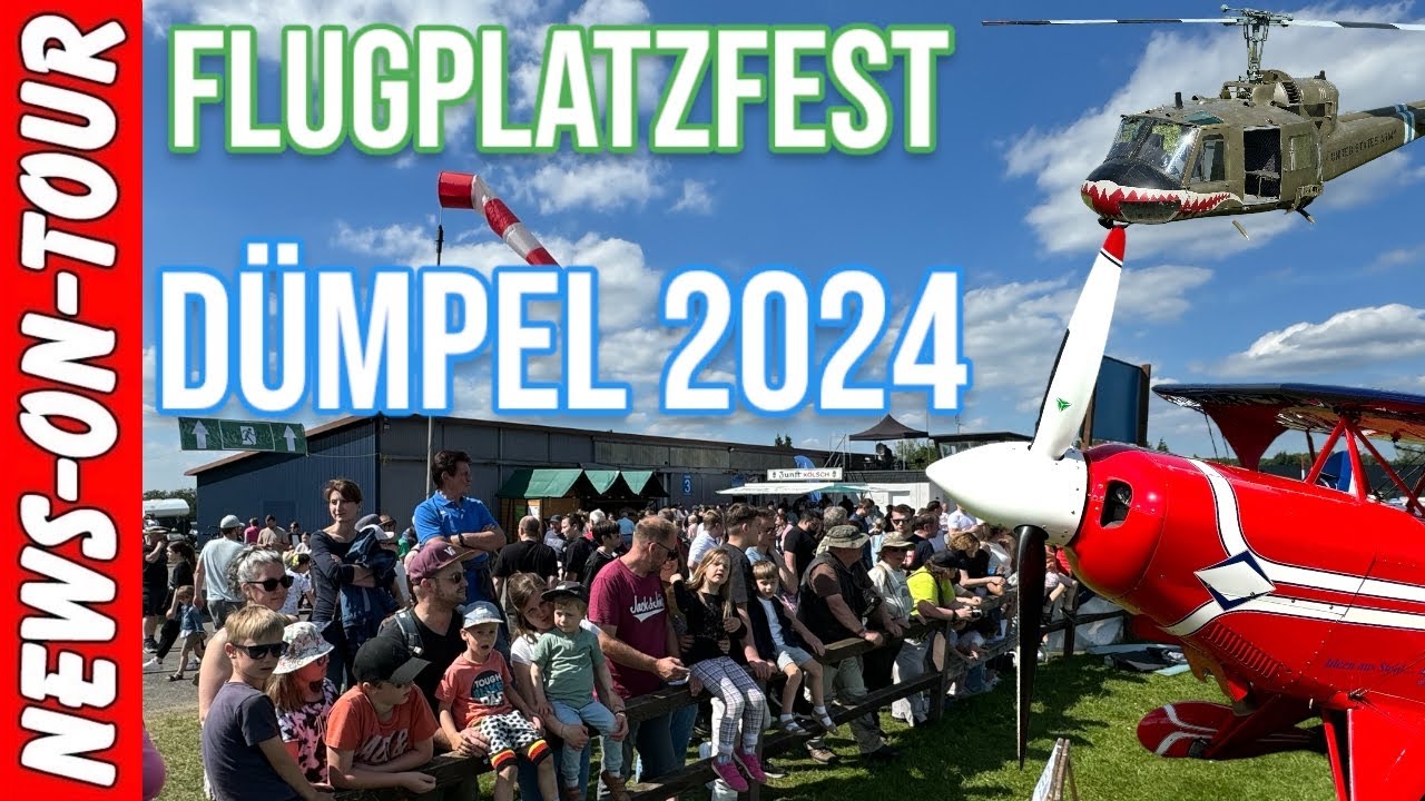 Flugplatzfest 2024 ✈️ Auf dem Dümpel Bergneustadt 09.06.2024 Spektakuläre Flugshows und mehr 💥