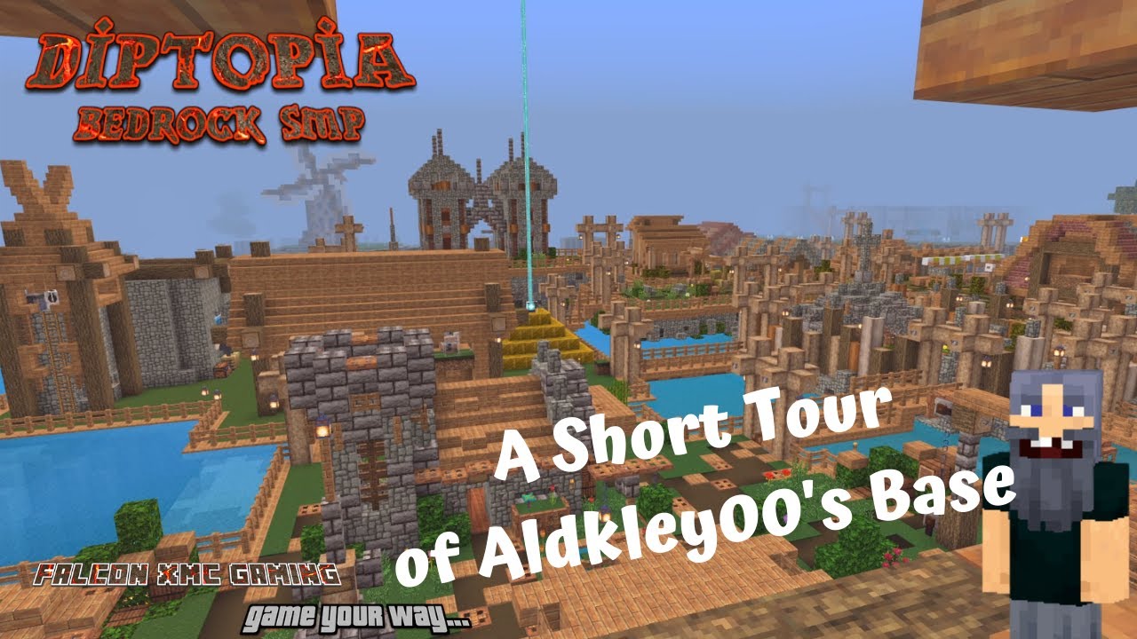 Diptopia 5.0 Bedrock SMP Season 1 - Aldkley Has Been BUSY - A Short Tour!!