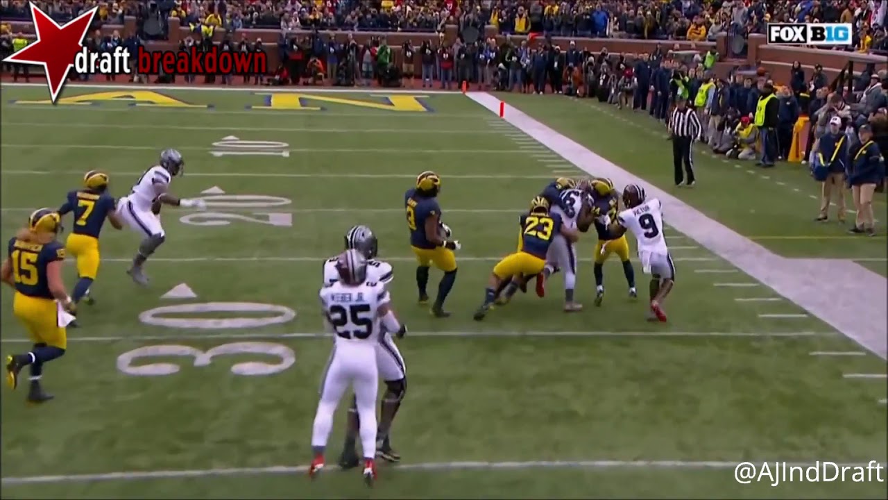 J.T. Barrett (Ohio St QB) vs Michigan - 2017