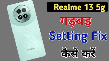 Realme 13 5g me all setting reset kaise kare // how to reset settings in Realme 13 // all setting