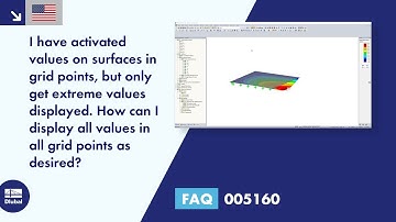 FAQ 005160 | I have activated values on surfaces in grid points, but only get extreme values disp...