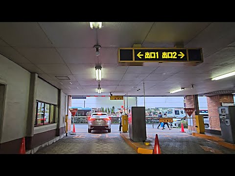 From Kichijoji Parking Plaza multi-story parking lot exit