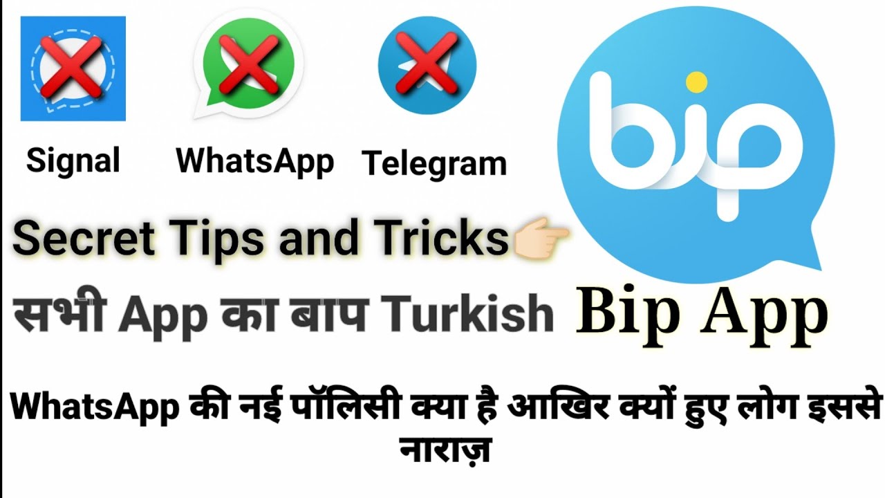 Bip app | Turkish app | WhatsApp alternative | Secure and Safe | Whatsapp new policy