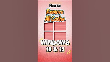 How to Delete ALL CACHE in Windows 11