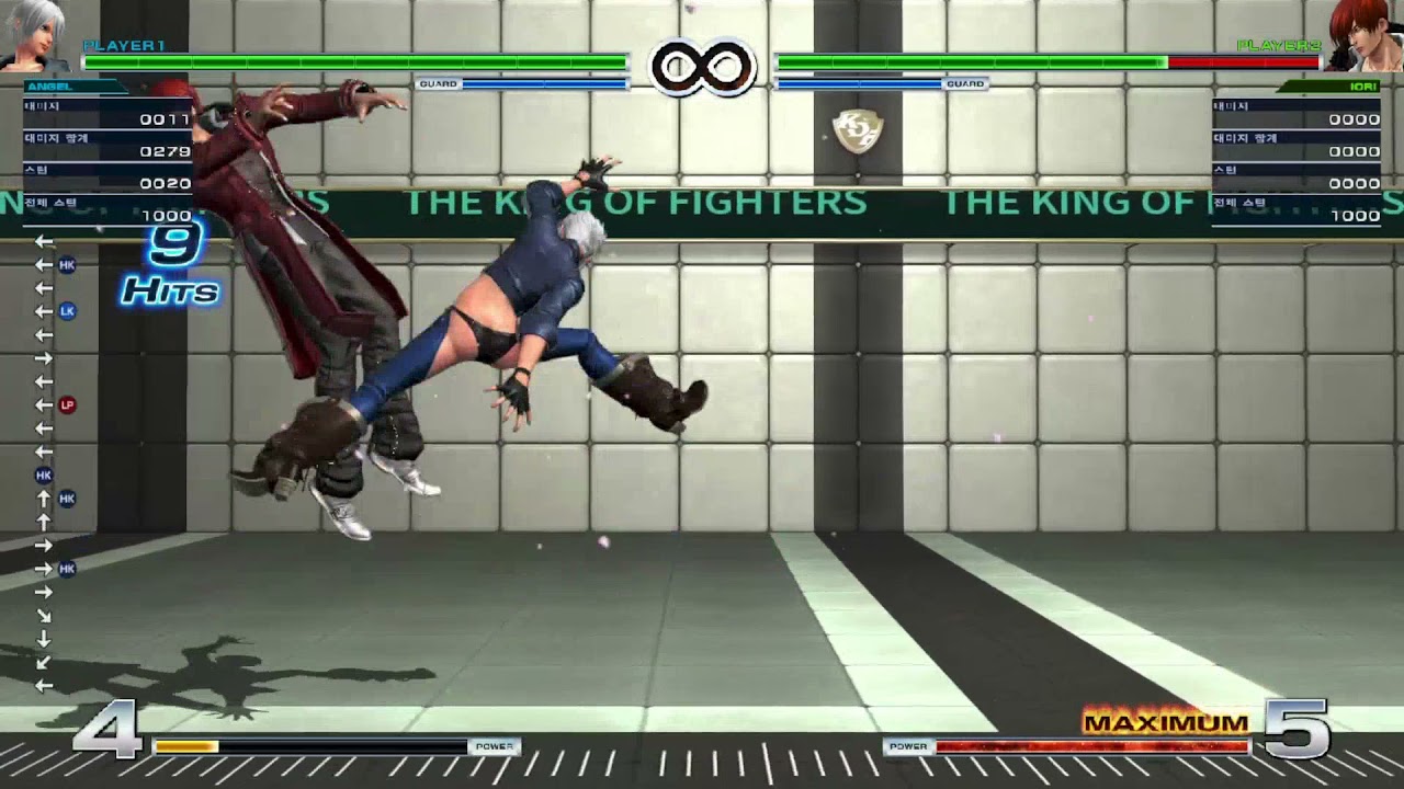 kof 14 angel basic combo