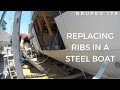 Replacing Ribs in A Steel Boat - Project Brupeg Ep. 179