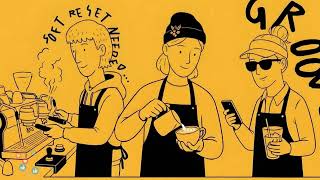 GROOVE Β· JAZZHOP | Warm Coffee Shop Ambience & Smooth Grooves