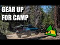 Camp gear walk through on my Rivian R1T on location at Monache Meadows - Episode 3 (reload)