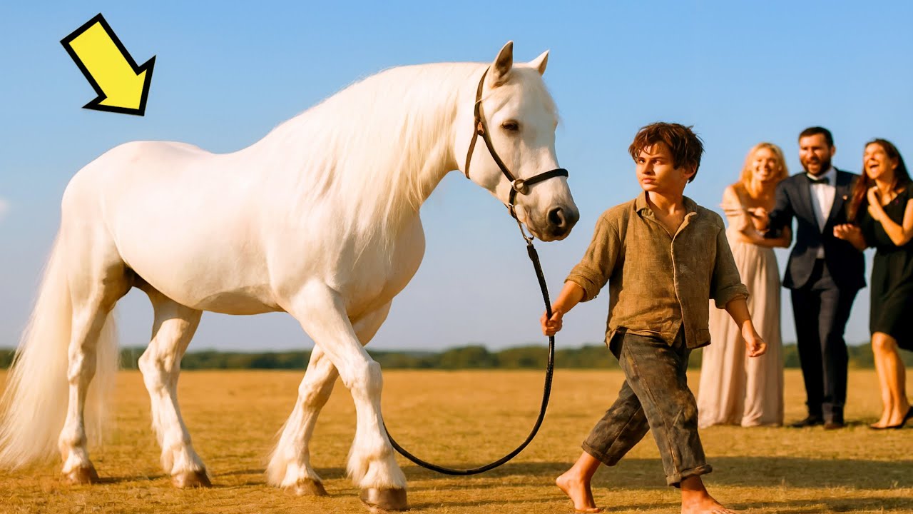 БЕДНО МОМЧЕ СЕ ПОЯВИ НА ПАРАДА С ЛУКСОЗЕН БЯЛ КОН… И ВСИЧКИ СЕ СМЯХА НА НЕГО ДОКАТО