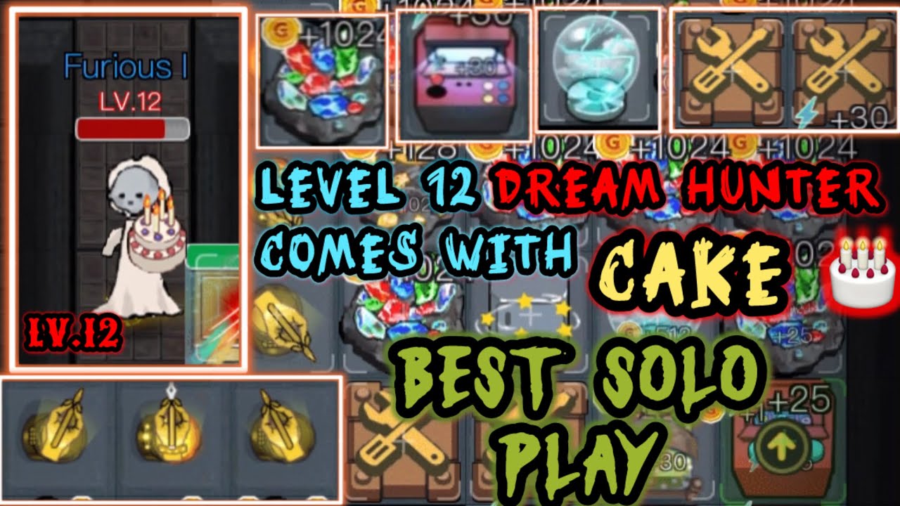 Haunted Dorm || LV.12 dream hunter comes with cake || 1.4 million coin 🪙 || 