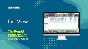 List View - Regrid Property App (Web)