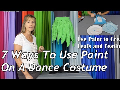 7 Ways To Use Paint On A Dance Costume