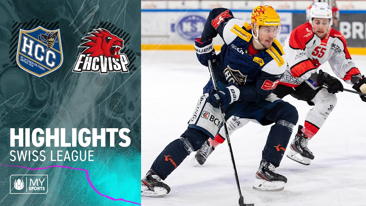 La Chaux-de-Fonds vs. Visp 3:4 n.V. – Highlights Playoffs, Swiss League