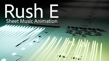 Rush E Playable: Sheet Music Animation (60 FPS)