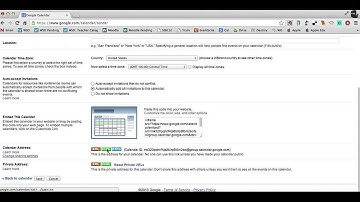 Google Calendar Back-Up
