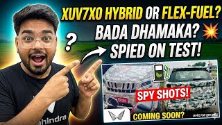 Mahindra XUV 7XO Hybrid या Flex-Fuel? 😱 Toyota Hycross की छुट्टी? | XUV 7XO Spy Shots!