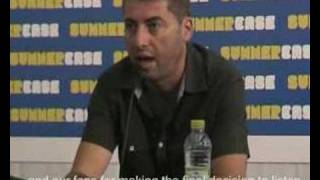 Sr. Chinarro Press Conference - Summercase 2007